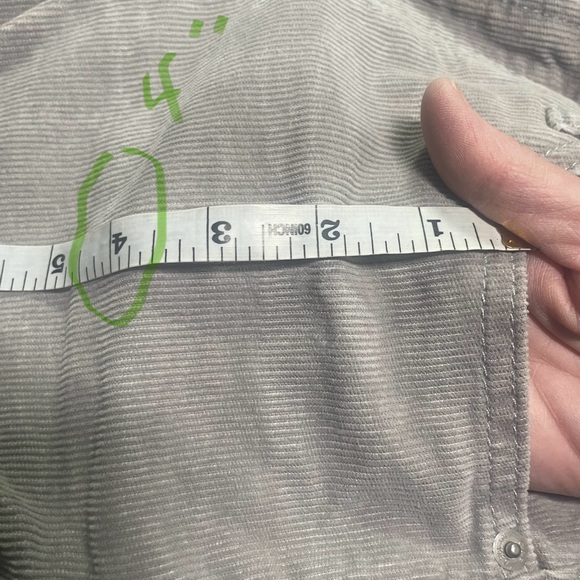 GAP 1969 ALWAYS SKINNY GRAY CORDS 26R - Picture 10 of 16